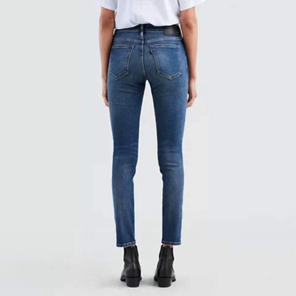 Levi's Made & Crafted 721 High Rise Skinny Jeans Women's 28 Indigo Blue NWT - Picture 2 of 6